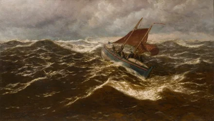 Longe do Goodwin Sands (barco salva-vidas de Dover)